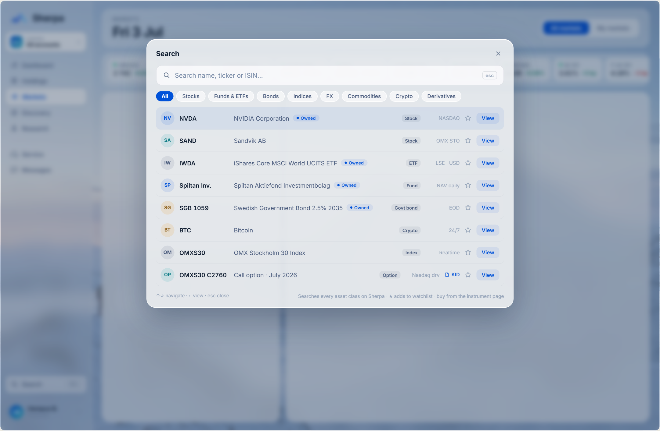 ⌘K — the fastest route anywhere